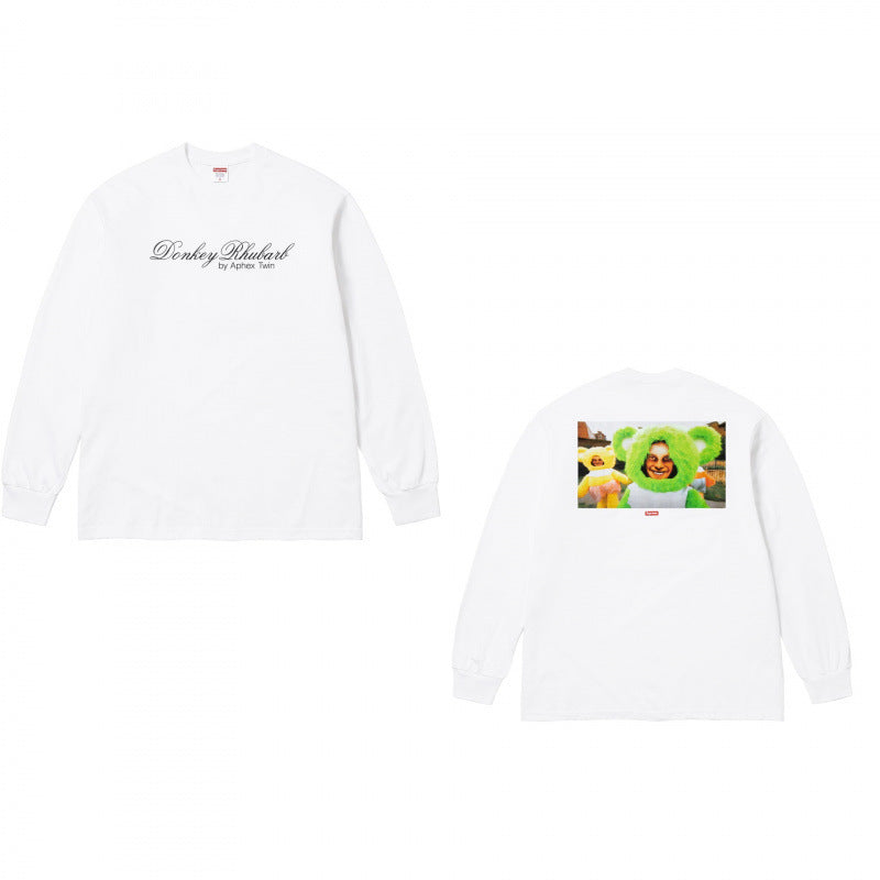 Supreme Aphex Twin Donkey Rhubarb L/S Tee – White