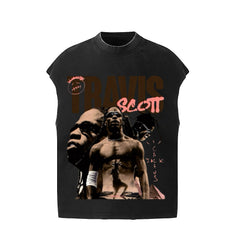 Travis Scott Modern Streetwear Casual Vest Top