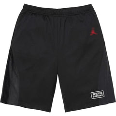 Supreme Side Stripe Logo Track Shorts - Black