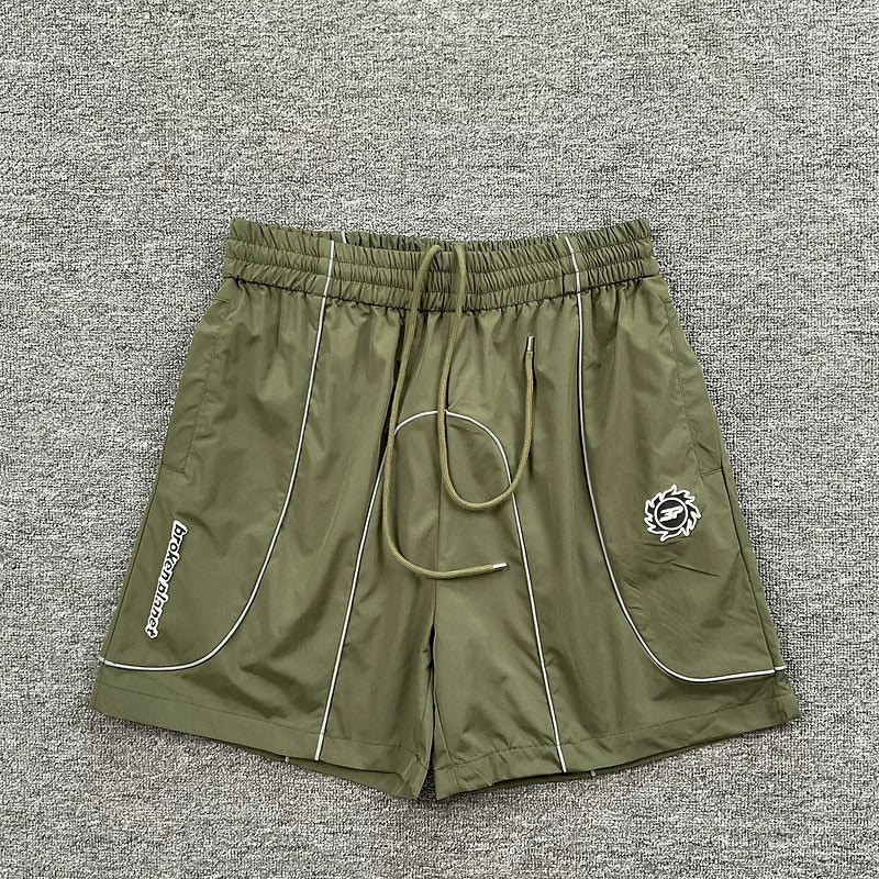 Broken Planet Sports and Leisure Speed Drying Training Beach Drawstring Shorts