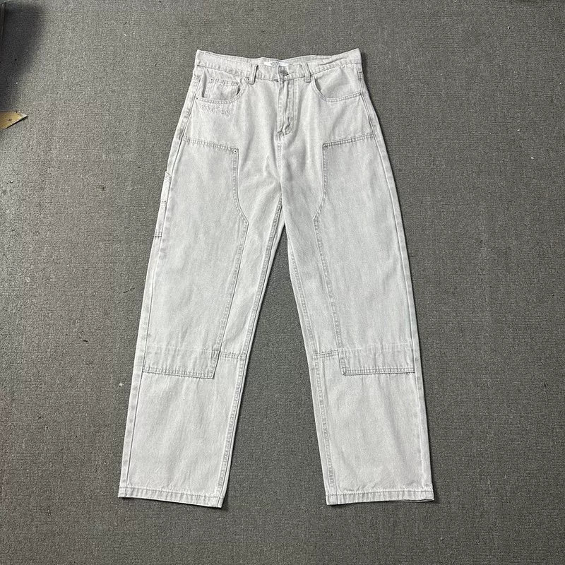 Broken planet trendy loose straight leg jeans
