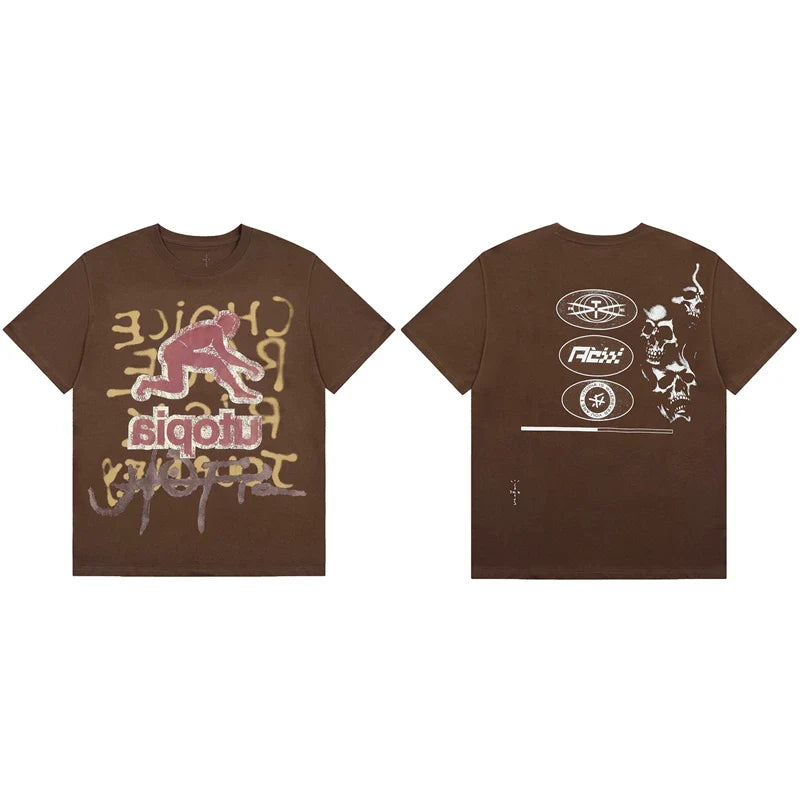 Travis Scott High Street Urban Graphic T-Shirt