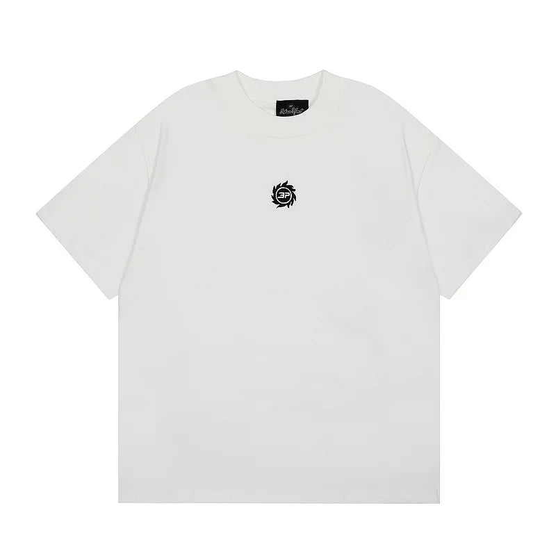 Broken Planet Embroidered Letter Logo Loose Cotton White Short sleeved T-shirt