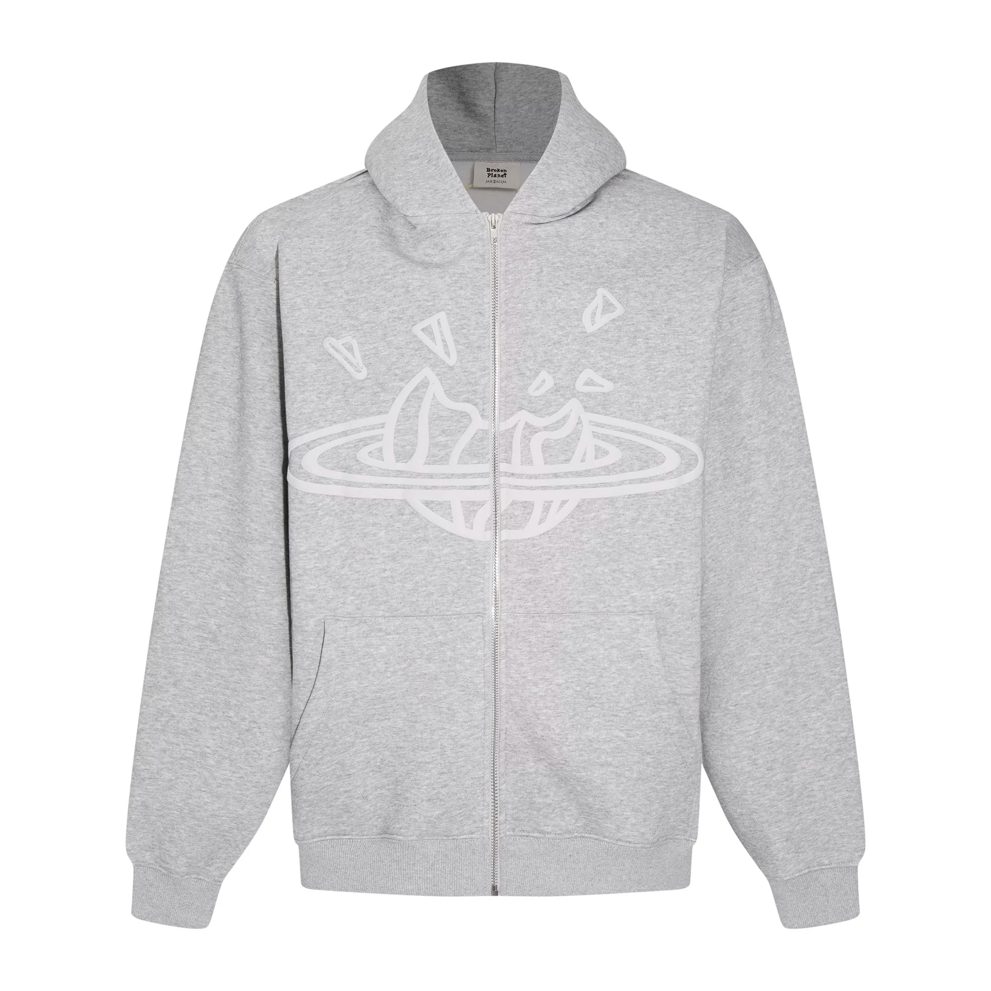 Broken Planet Urban Casual Zip Hoodie