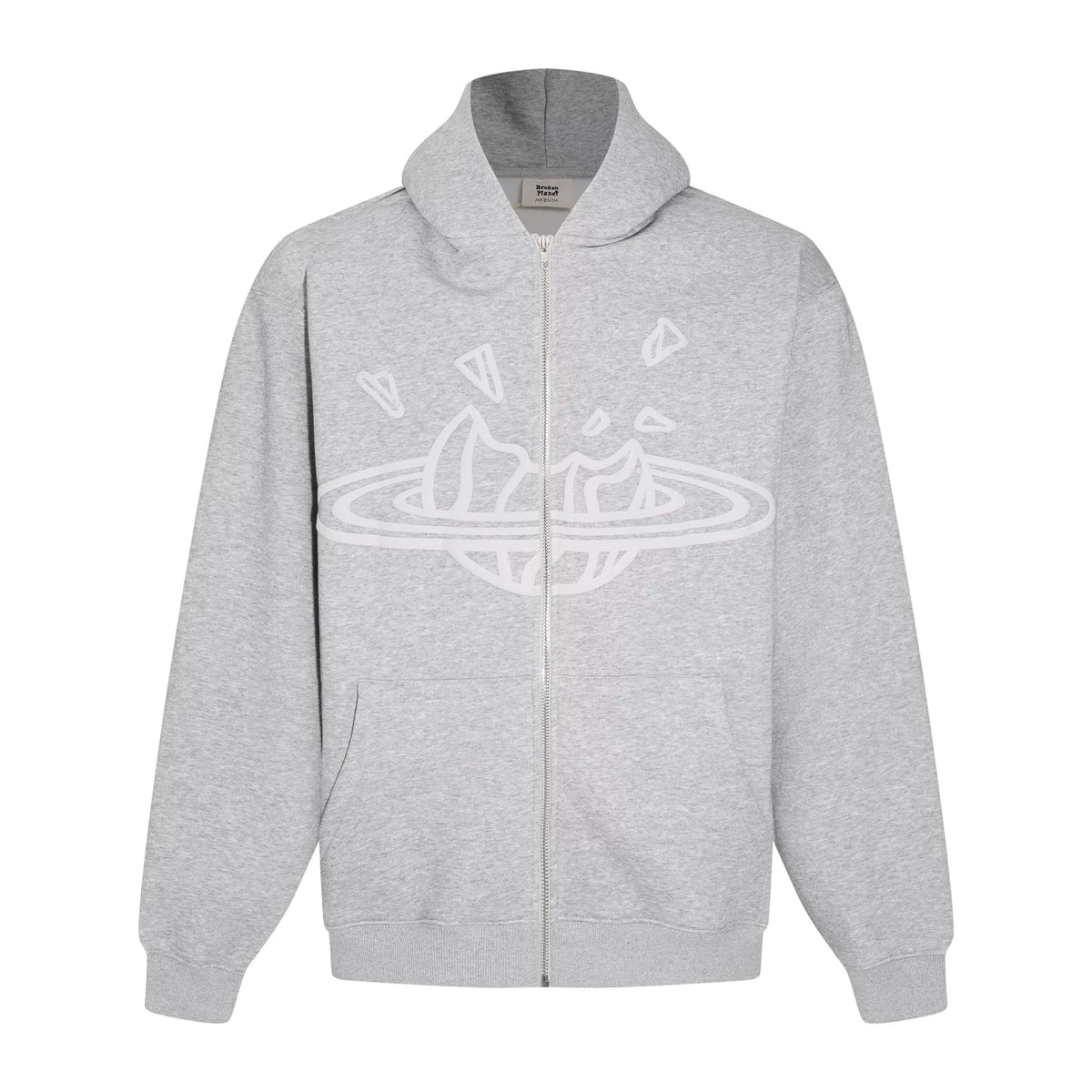 Broken Planet Urban Casual Zip Hoodie
