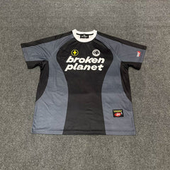 Broken Planet Match Jersey Retro Casual Short Sleeve T-shirt