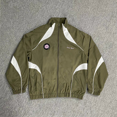 Broken Planet Color Block Embroidered Windbreaker