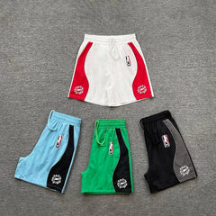Broken Planet  Sports and Leisure Colorful Reflective Strip Design Woven Speed Drying Shorts