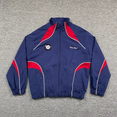 Broken Planet Color Block Embroidered Windbreaker