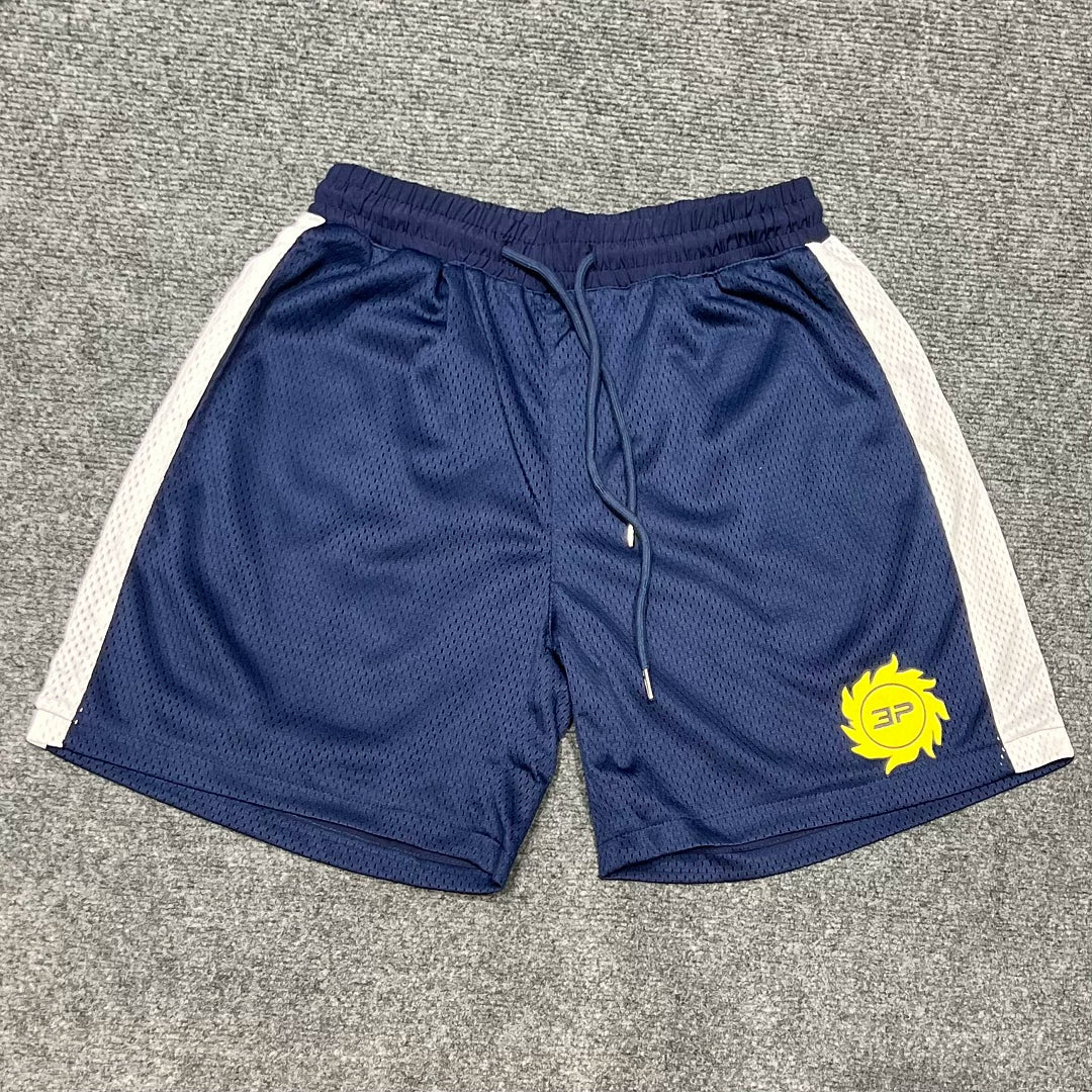 Broken Planet Summer Sports and Leisure Mesh Breathable Drawstring Shorts
