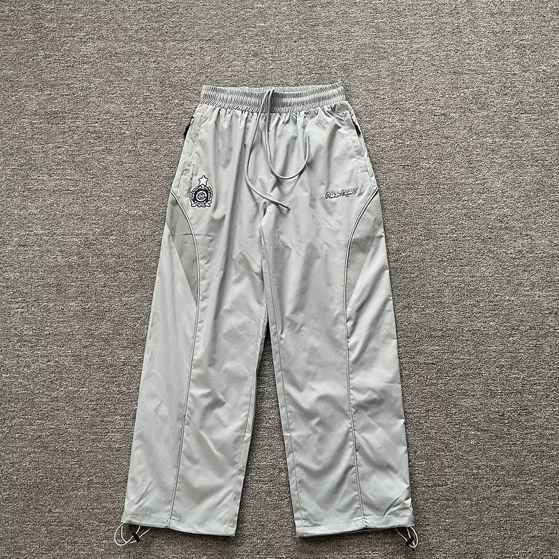 Broken planet  embroidered loose straight tube casual pants