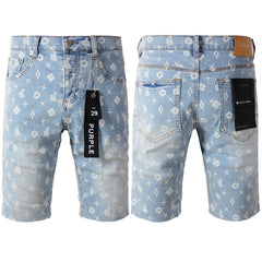 Purple Jeans High Street Blue Jean Shorts 5089 with Modern Style and Unique Design