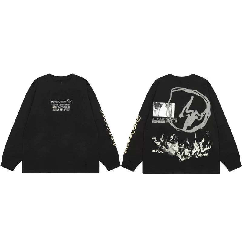 TRAVIS SCOTT Electric Lightning Graphic Streetwear Tee