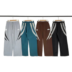 Broken Planet Woven Drawstring Straight Pants