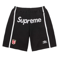 Supreme Collaboration Colorblock Soccer Shorts - Black