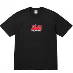 Supreme Devil Cat Graphic T-Shirt - Black