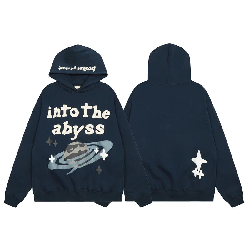 Broken Planet Urban Graphic Pullover Hoodie