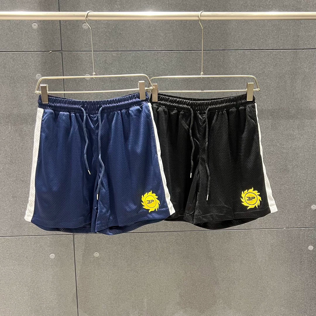 Broken Planet Summer Sports and Leisure Mesh Breathable Drawstring Shorts