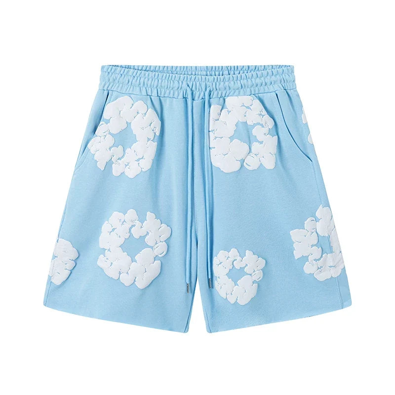 Denim Tears Stylish Kapok Shorts Blue