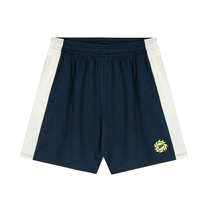 Broken Planet Contrasting Mesh Breathable Drawstring Shorts
