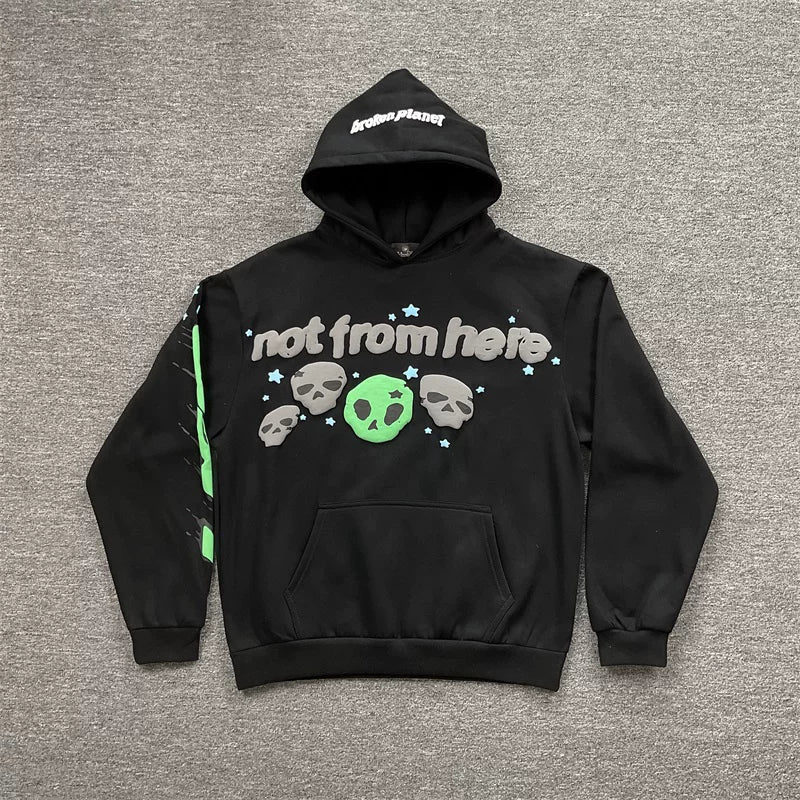 Broken Planet Foam Print Fleece Hoodie Set