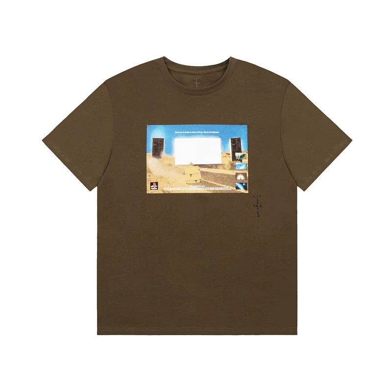 Travis Scott Casual Graphic Shirt