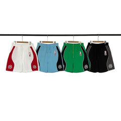 Broken Planet  Sports and Leisure Colorful Reflective Strip Design Woven Speed Drying Shorts