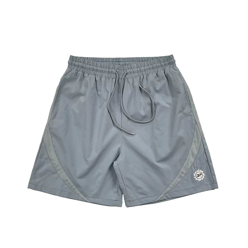 Broken Planet  splicing design beach quick drying sports shorts
