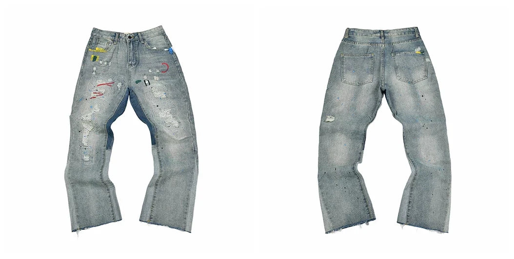 Gallery Dept Embroidered Loose Jeans