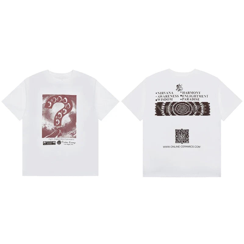 Travis Scott Urban Lifestyle Casual T-Shirt