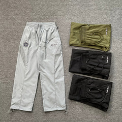 Broken planet  embroidered loose straight tube casual pants