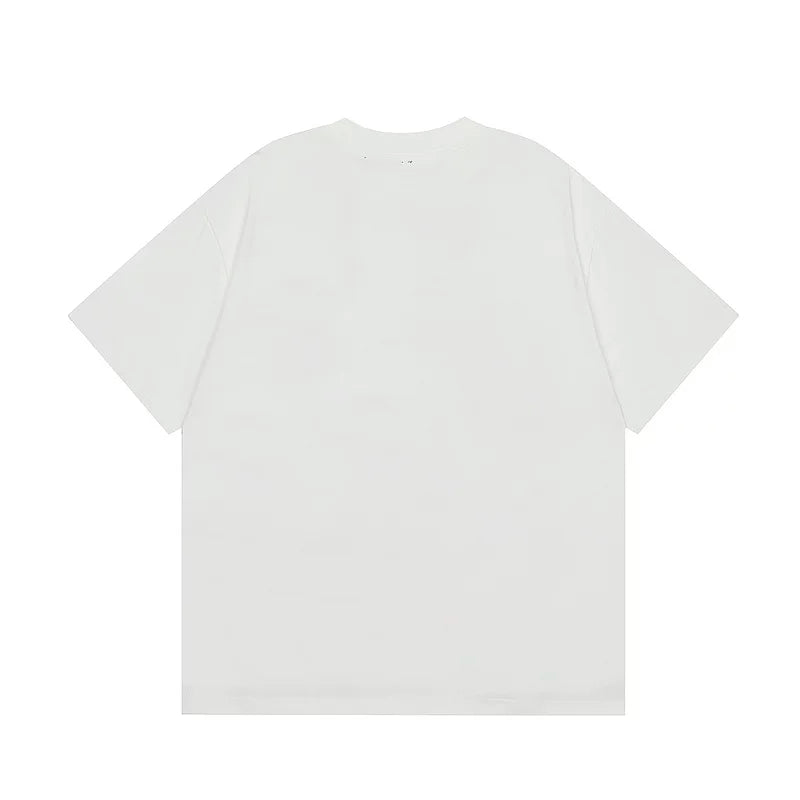 Broken Planet Embroidered Letter Logo Loose Cotton White Short sleeved T-shirt