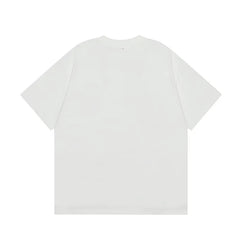 Broken Planet Embroidered Letter Logo Loose Cotton White Short sleeved T-shirt
