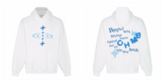 Broken Planet Abstract Graphic Hoodie