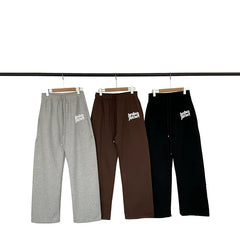 Broken Planet  Printed Loose Straight Pants for Men