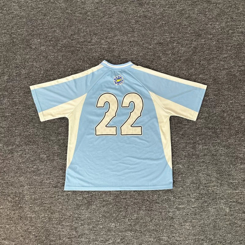 Broken planet summer sports and leisure contrasting color jersey