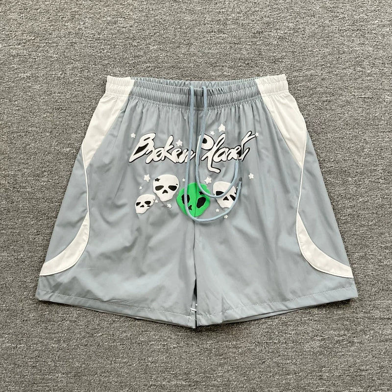 Broken Planet   Sports and Leisure Woven Nylon Beach Shorts Summer