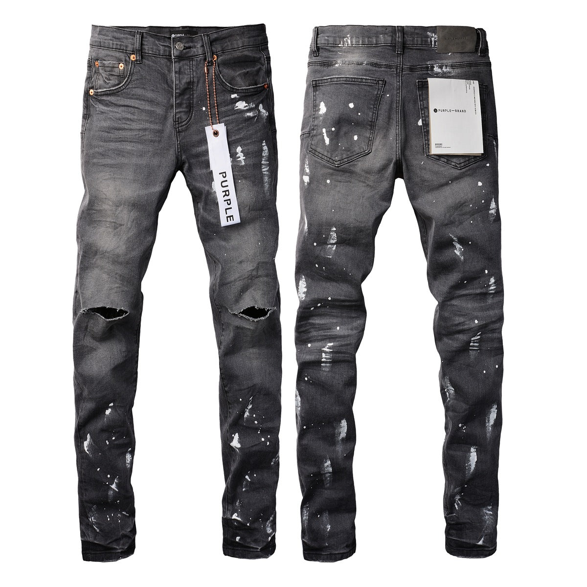 Purple High-End Quality Jeans Mens Jeans Designer Jeans Mens Black Pants Retro Street Casual Sweatpants Jogging 9039