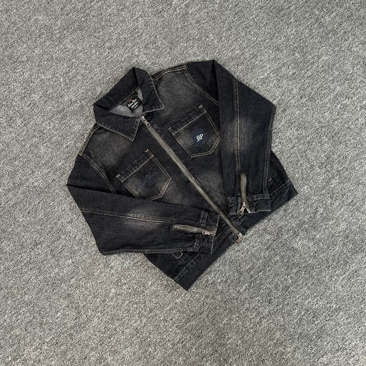 Broken Planet Embroidered Denim Jacket