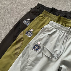 Broken planet  embroidered loose straight tube casual pants