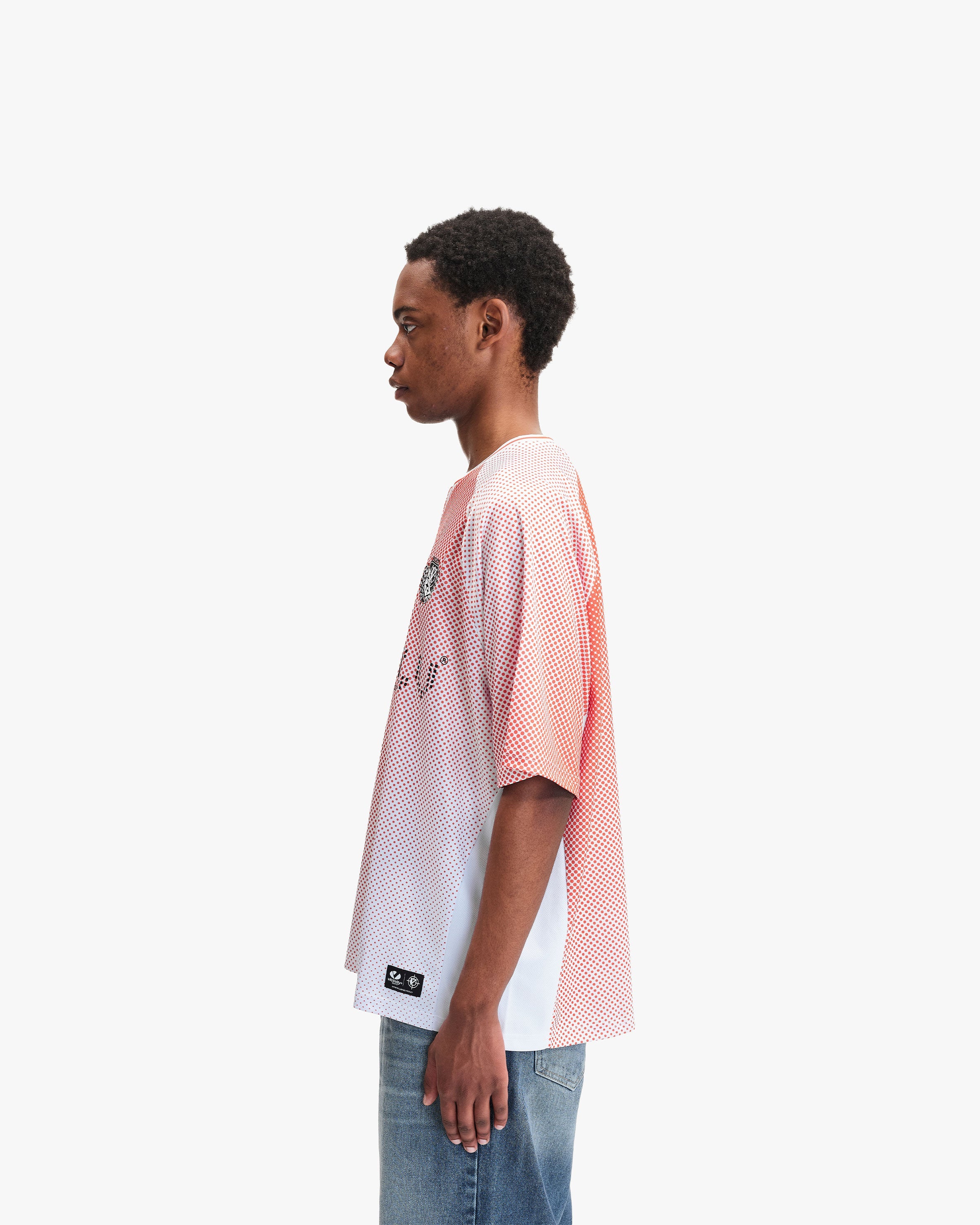 PERFORMANCE JERSEY DOTTED ORANGE