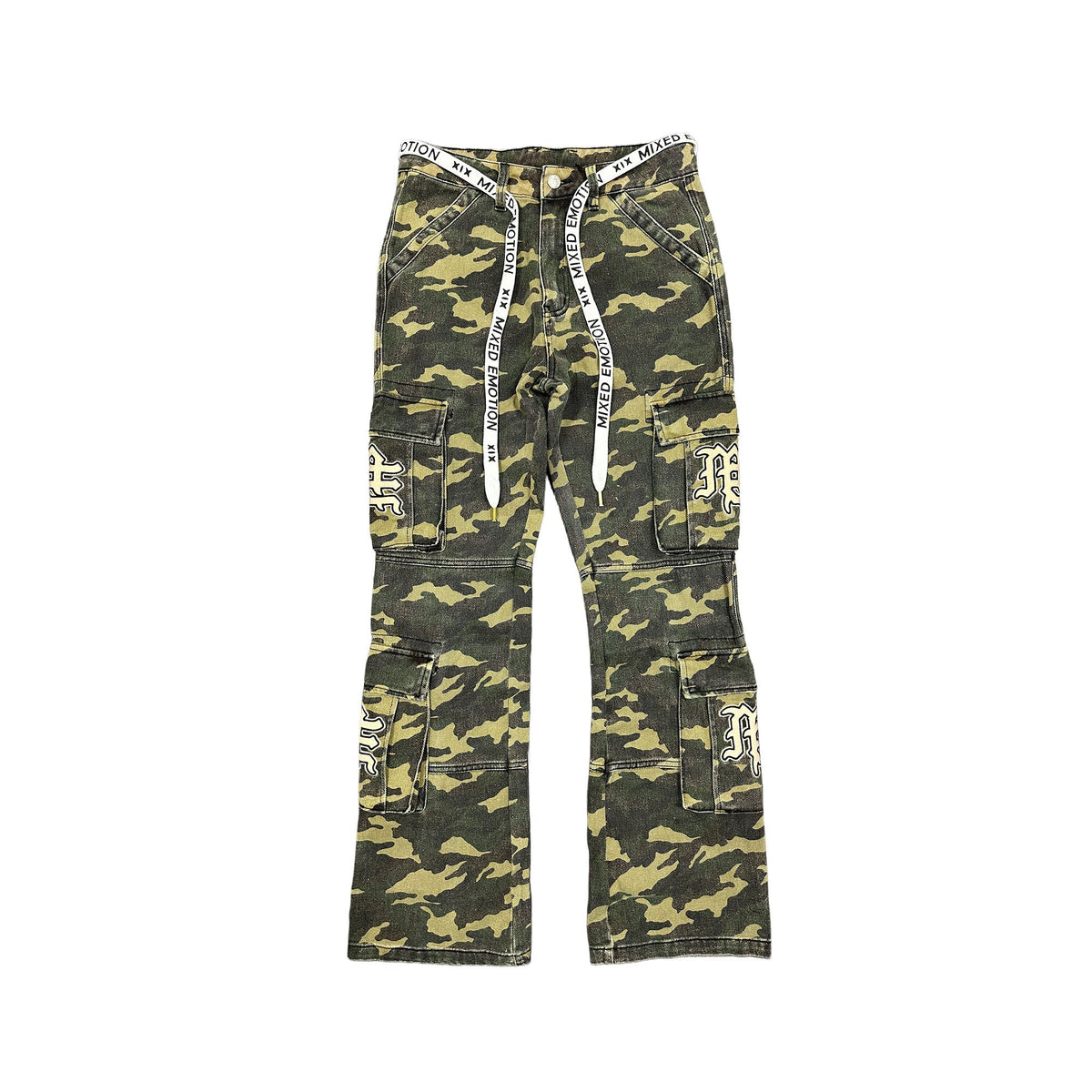 Mixed Emotions　'ME' Camo Cargo Pants